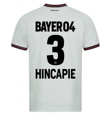 Bayer Leverkusen Piero Hincapie #3 Segunda Equipación 2023-24 Manga Corta